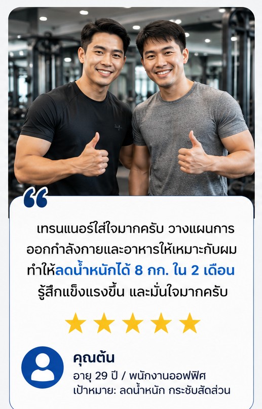 เทรนออนไลน์กับเทรนเนอร์ ได้ผลเหมือนเทรนสดไหม